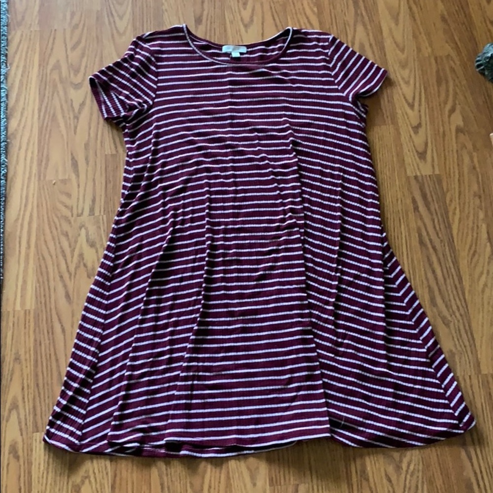 Striped flowy dress